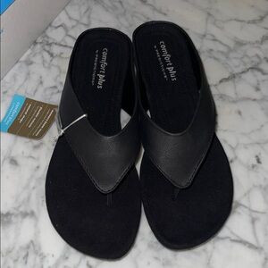 Comfort Plus by Predictions Black Mules